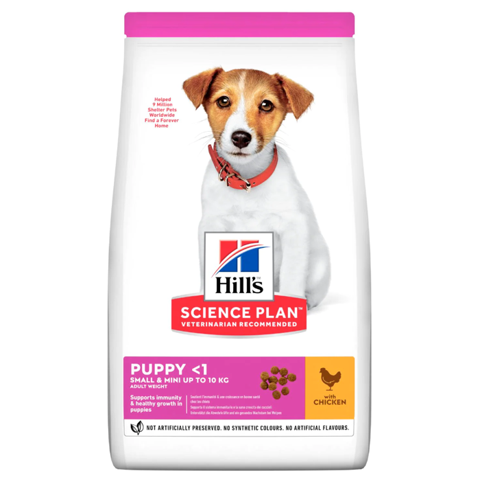 Hill's Science Plan Puppy Small&Mini Chicken 1.5kg XIRA TROFI SKuLOu